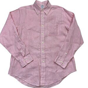Brooks Brothers linen slim fit shirt Men's size L